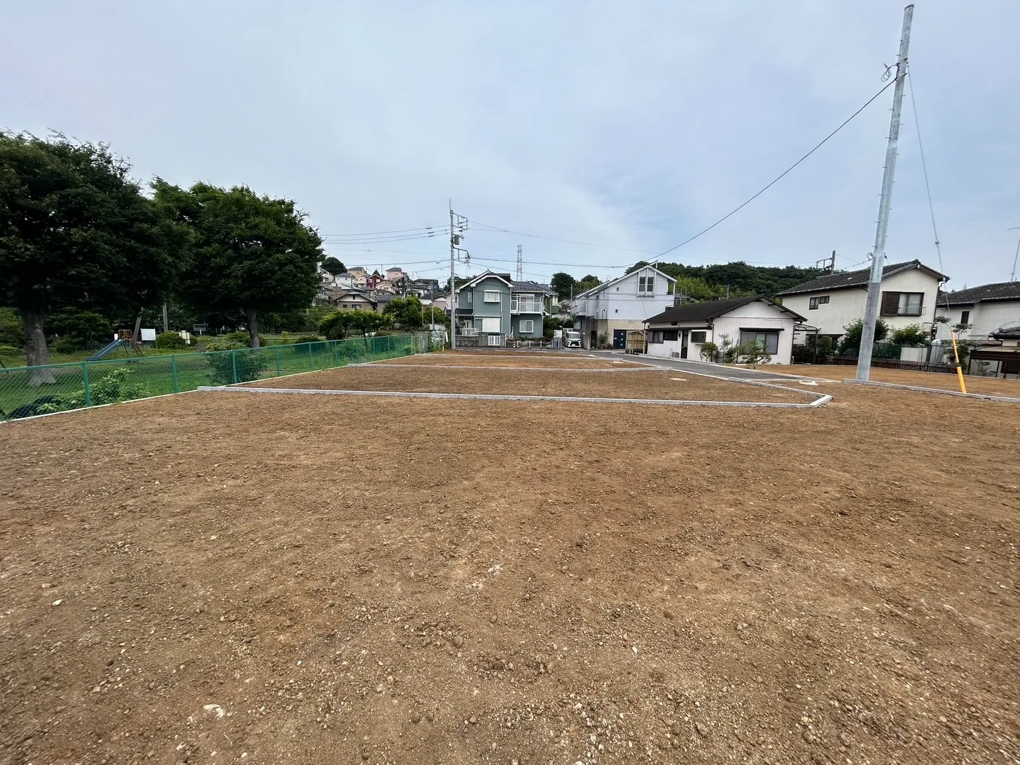 宅地完成②